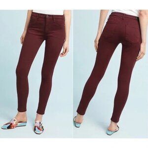 AG Adriano Goldschmied The Abbey Sateen Ankle Mid-Rise Super Skinny Ankle Jeans